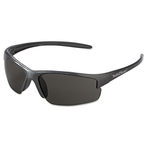 Smoke Anti-Fog Lens 21297 Gunmetal Frame Smith and Wesson Safety Glasses 12 Pairs / Case Kimberly-Clark Professional Equalizer Safety Eyewear Smoke Anti-Fog Lens 21297 Gunmetal Frame Smith and Wesson Safety Glasses 12 Pairs / Case Kimberly-Clark Professional Equalizer Safety Eyewear